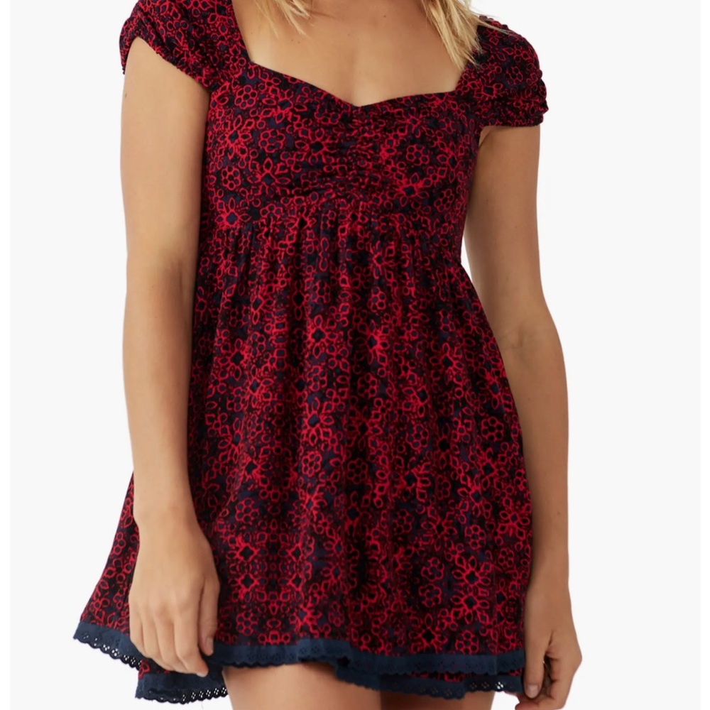 Free People Tabitha floral mini dress